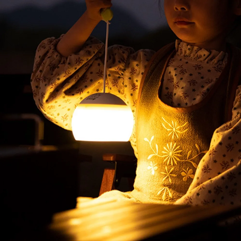 

LED Camping Lamp USB Charging Outdoor Emergency Light Multifunction Three Brightness Hook Party Atmosphere Lamp Outdoor Tools