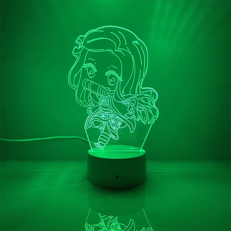 Светодиодный ночник 3D в виде комикса с мультяшным персонажем из мультфильма