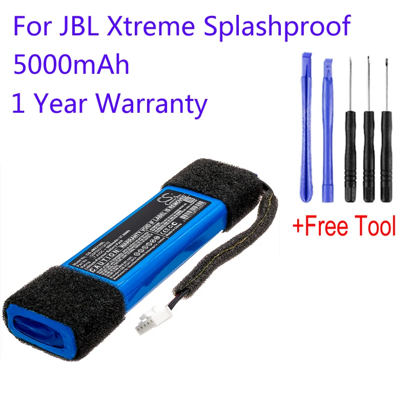 

Cameron Sino GSP0931134 02 For JBL Xtreme Splashproof 5000mAh Bluetooth Replacement Speaker Battery Batteria Accu Batera Akku