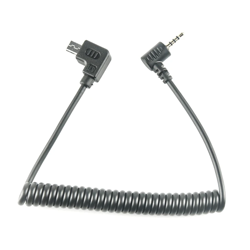 

Camera Control Cable Line for g9 gh4 Cameras Spiral Extension Cord Practical Portable Photography Panoramic Camera 40JB