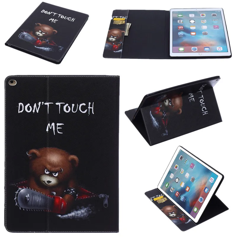 Чехол из ПУ кожи с логотипом Don't Touch Me для ipad Pro 12 9 дюйма 2017 2015 чехол бумажник
