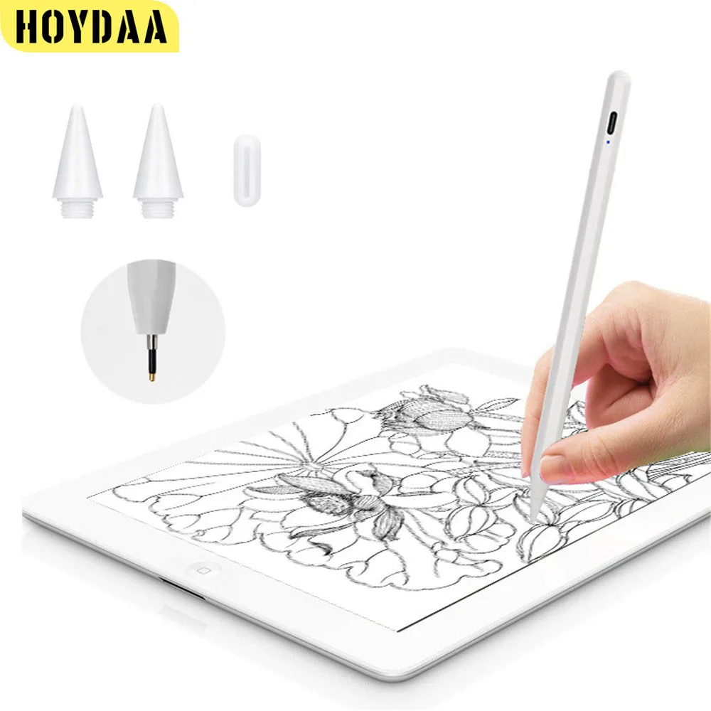 

Стилус емкостный для Apple iPad 2018-2020, стилус для сенсорного экрана, магнитный стилус, умная сенсорная ручка