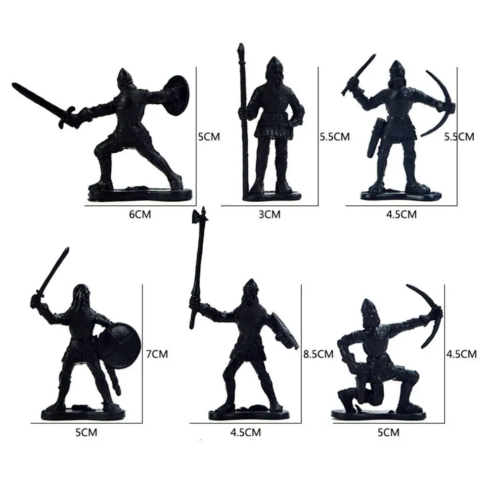 60 шт./компл. миниатюрные фигурки солдат из Древних Воинов статическая модель