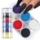 Переливающийся блестящий набор для дизайна ногтей с эффектом сахара, блестящий набор со звездами, аксессуары для ногтей, Рождественская блестящая пудра, свитер, дизайн для маникюра