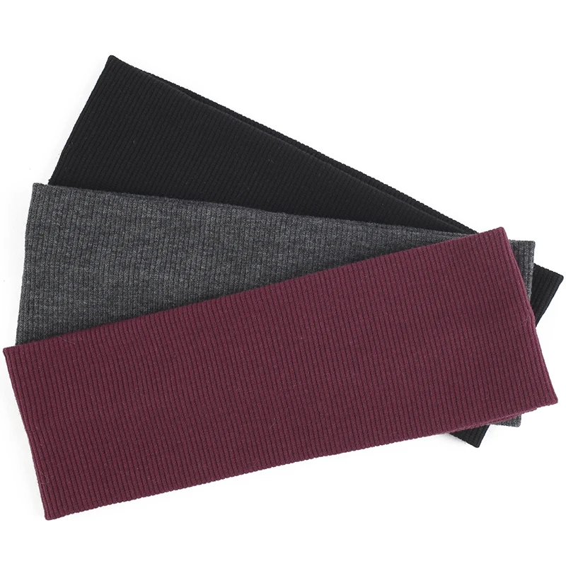 Повязка-тюрбан для волос женская однотонная широкая эластичная Спортивная