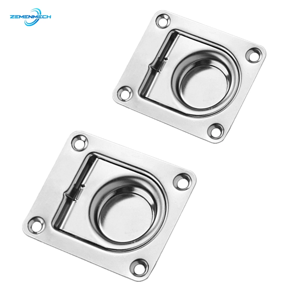 2 шт. 304 Нержавеющая сталь морской тапочки Пряжка палуба защелка Потяните ручки