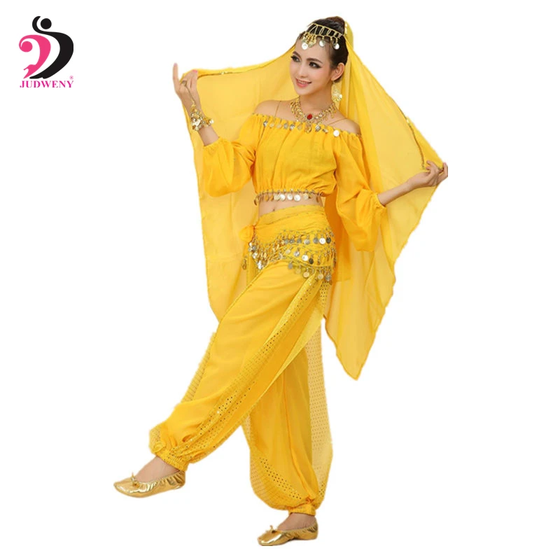 Новый костюм для танца живота Женский Болливуд Восточный живот танцевальная
