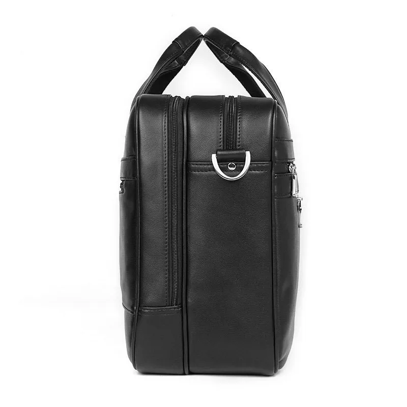 

Men's leather bag, 17 inch Laptop Briefcase, AppA, 767-7319a