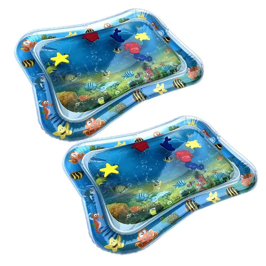 Детский коврик для игры в воду детский занятий спортом детей 2 1 надувной