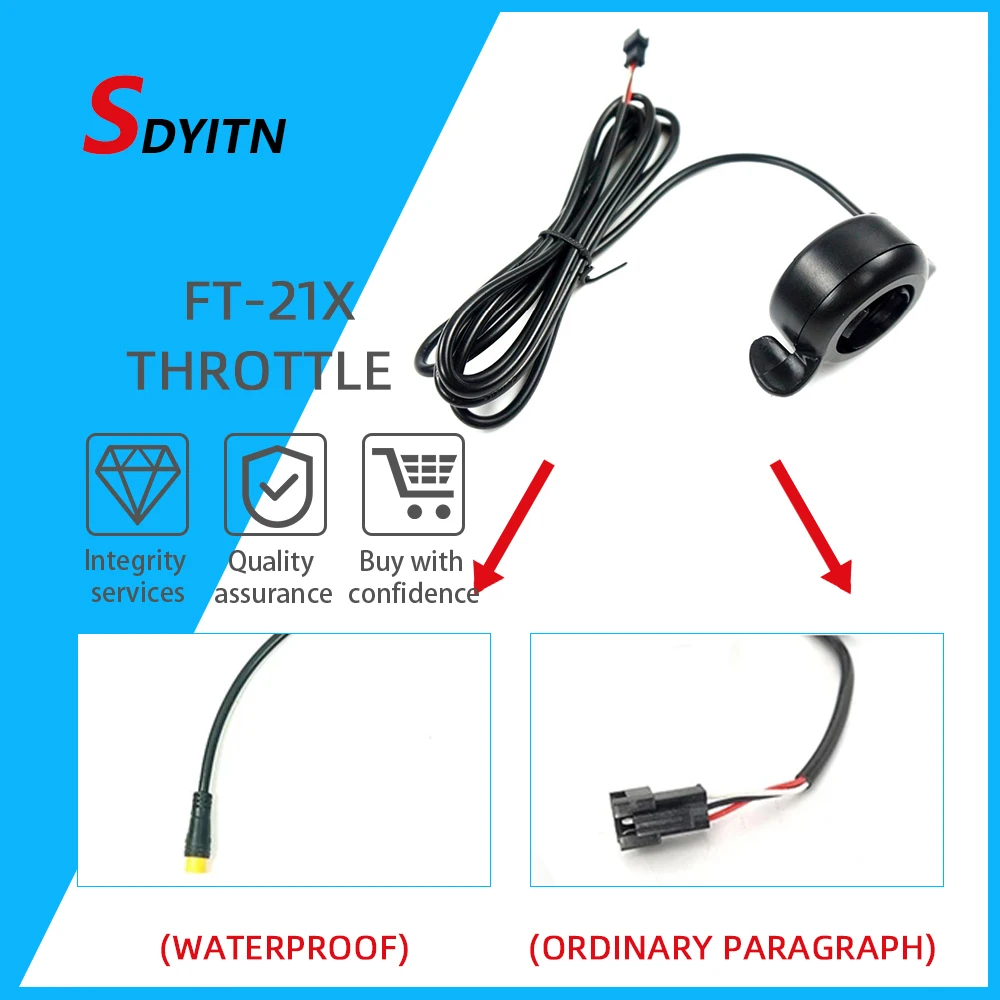 SDYITN электровелосипед для правой руки большого пальца дроссельная заслонка SM