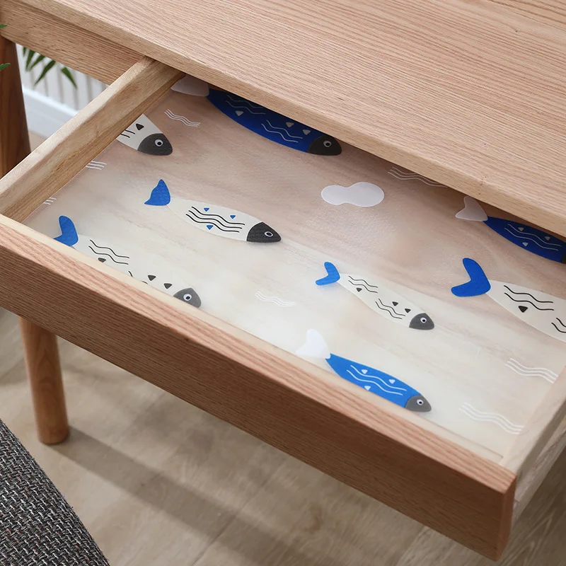 

Kitchen Table Mat Oil-proof Moisture Drawer Mat shelf liner Non slip Waterproof Cabinet Mat Non Adhesive For Cupboards Pad Paper