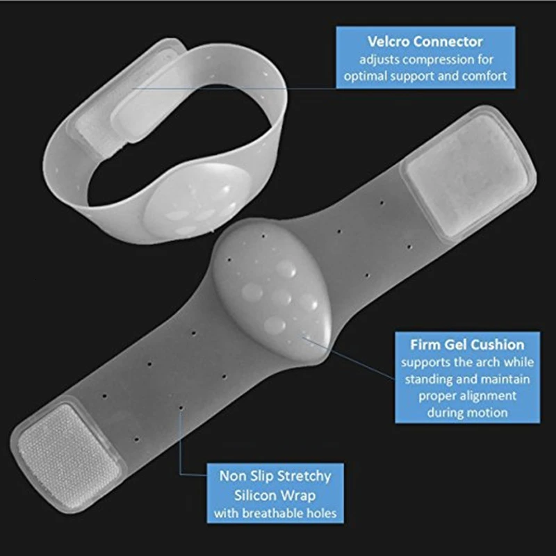 

1Pair Professional Orthopedic Arch Support Foot Pad For Men Women Flat Feet Flat Feet Corrector Shoe Cushion Insole For Fasciiti