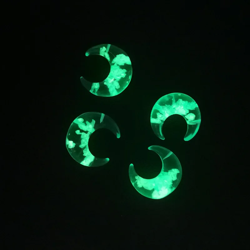 Светящееся хрустальное ожерелье подвеска в виде Луны голубое небо белое облако