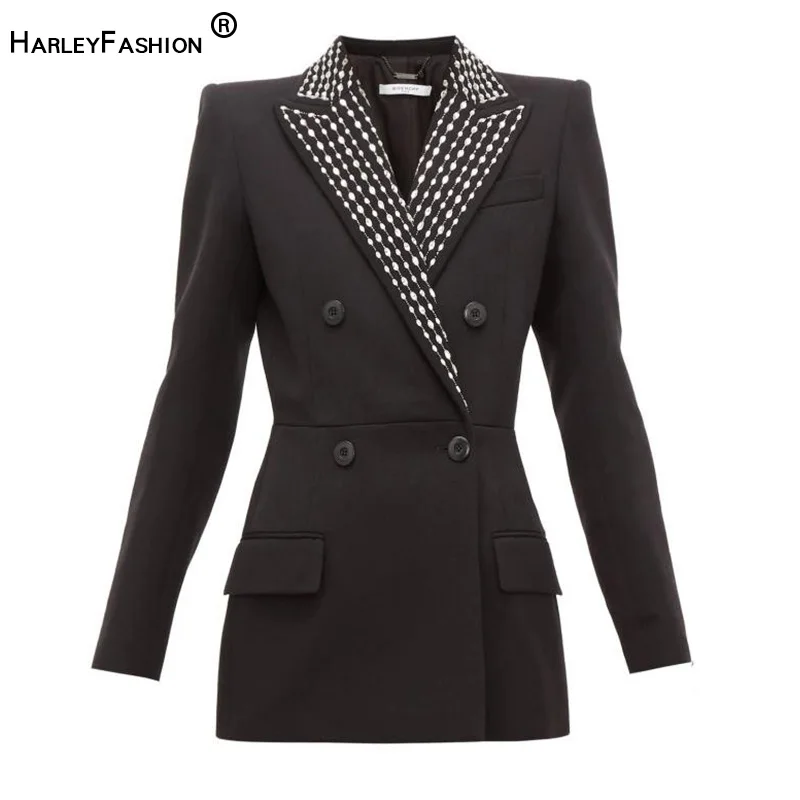 HarleyFashion роскошный дизайн весна осень потрясающее украшенное бисером CollarHigh