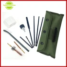 Totrait 10 шт.компл. винтовка пистолет чистящие кисти в комплекте стержень нейлоновый чехол Страйкбол дробовик очиститель пистолета для 223 22LR охота на открытом воздухе