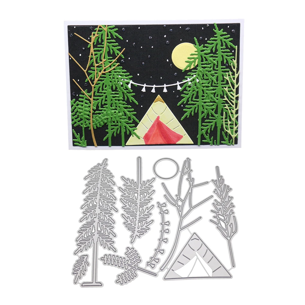 Бумага для кемпинга металлические режущие штампы декоративное тиснение умереть