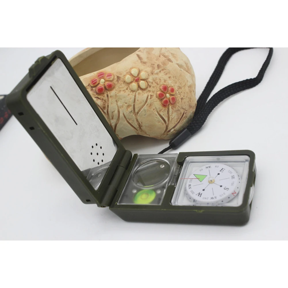 

Survival Outdoor Survival Tool Kit Combination Compass T10 Thermometer Whistle Multi-Function For Camping Hiking Equipment