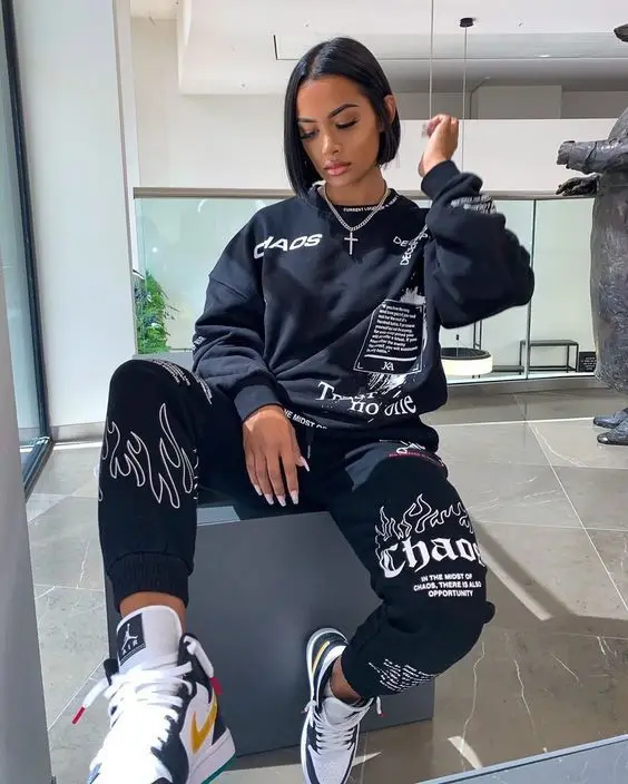 

Oversized Hoodies Sweatshirt Joggers Pants Suit Sweatpants Outfits Matching juicy tracksuit