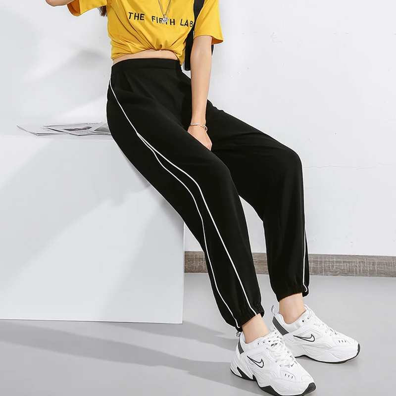 Новинка недорогие женские повседневные спортивные штаны для тренировок с