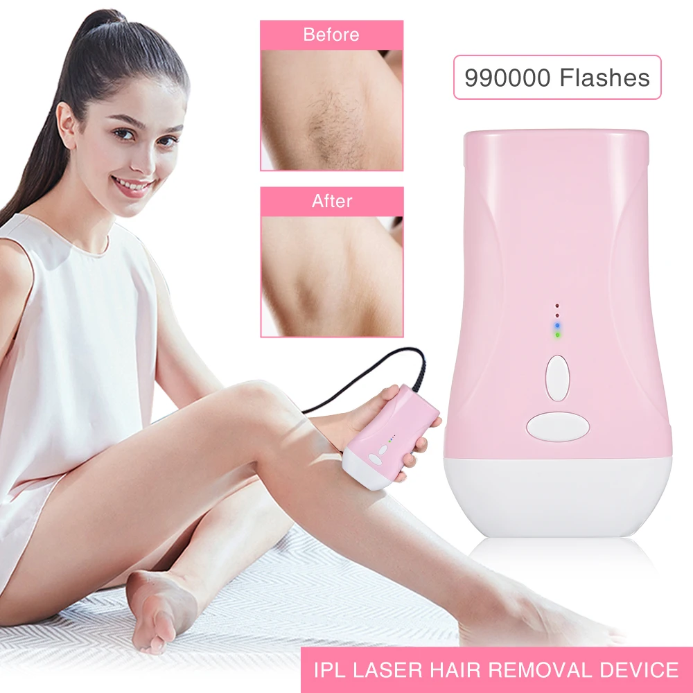 

990000 Flash Professional IPL Laser Hair Removal Painless Permanent Electric Epilator Pulsed Light Device Hair Remover Machine