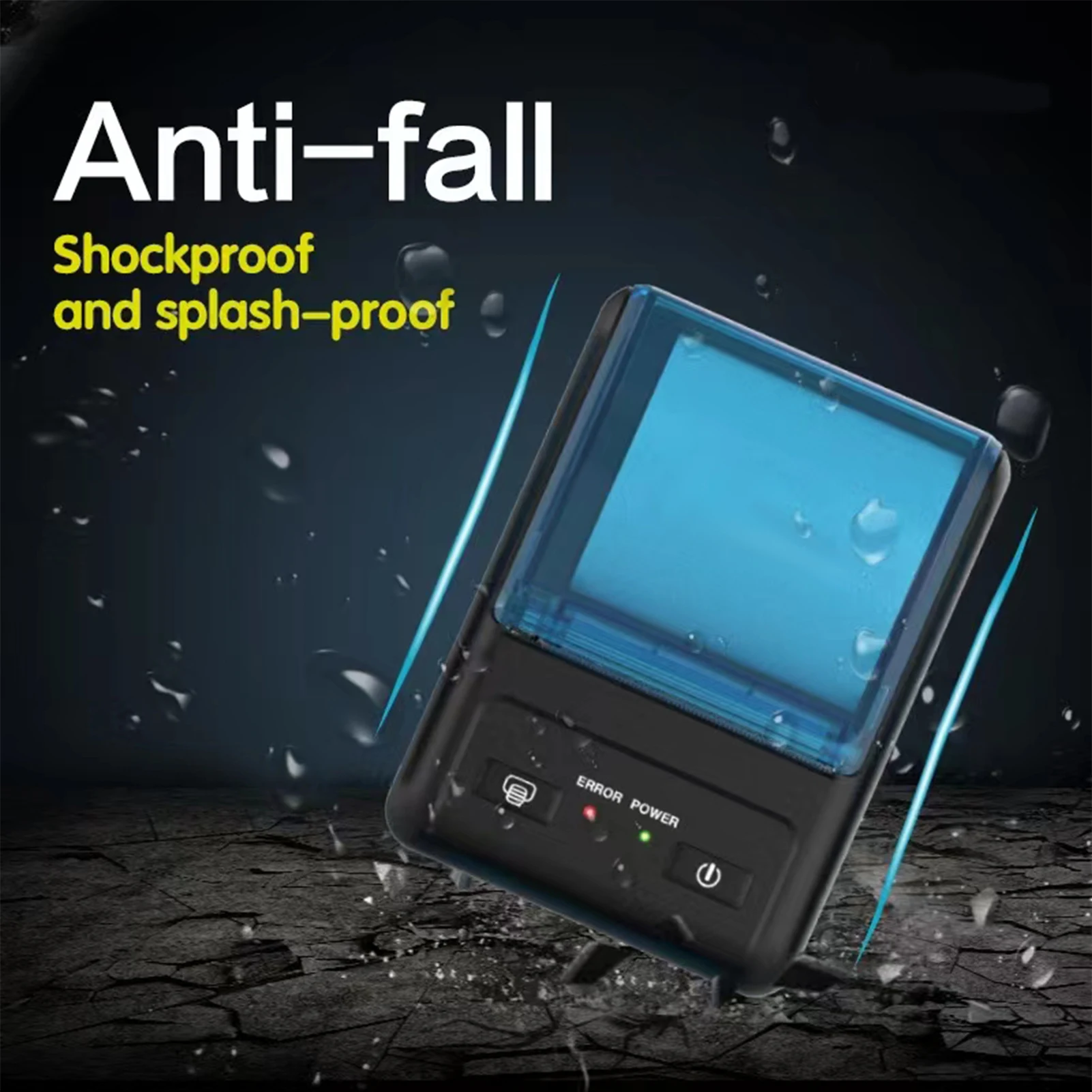 Миниатюрный портативный термопринтер P11 58 мм чековый принтер большой емкости с USB