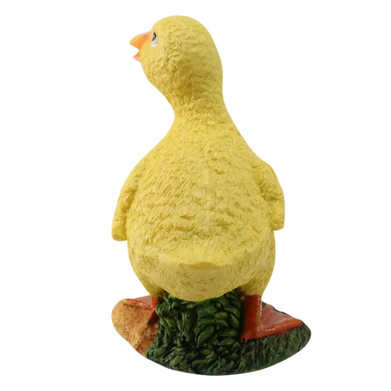 

Promotion! Yellow Duck Resin Animal Statue Ornaments Garden Landscape Sculpture Crafts Courtyard Park Villa Figurines Decoration
