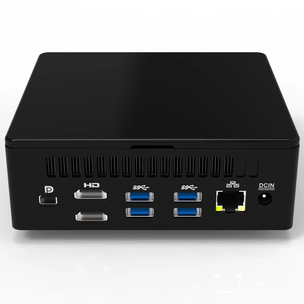 Обновленная версия компактного мини-ПК Intel Core i7-1165G7 8 потоков 12M Nuc 2 * HDMI DP 4K Thunderbolt 4