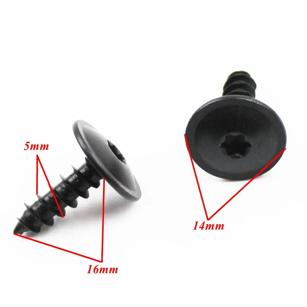 LARBLL 20 шт./компл. поддон крышки двигателя брызговик колесо свод звездообразный