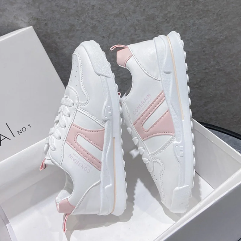 

Женская весенне-осенняя спортивная обувь на толстой подошве, Женская Удобная спортивная обувь для тренировок и бега, Вулканизированная обу...