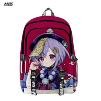 new trendy anime genshin impact backpack travel laptop backpack teenager boys girls cartoon oxford waterproof schoolbag backpack