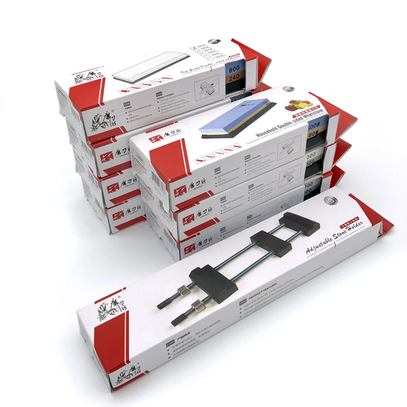 

GRINDER Whetstone 180-8000# 2Pcs/Set Professional sharpening stone Kitchen sharpening system 3000grit Grinder Honing tools