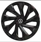 Центр рулевого колеса для Volkswagen, черное пианино диаметром 14 дюймов, окантовка 4 шт. + эмблема, небьющаяся, гибкая, из высококачественного материала