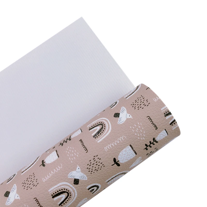 Новый Радужный 30x2 2 см/A4 простой Детский принт Забавный бежевый искусственная