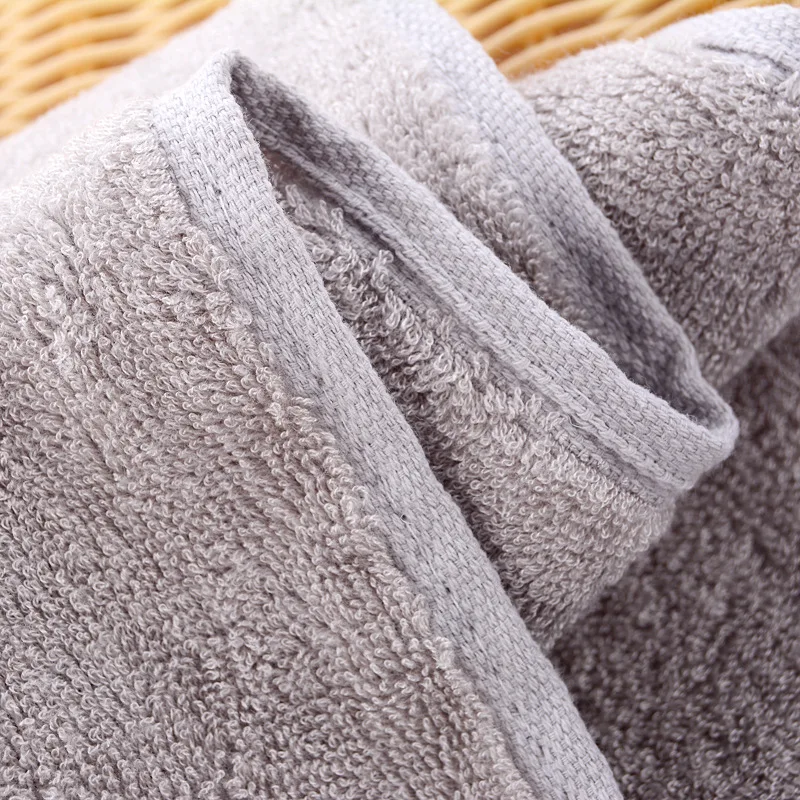 

3pcs Pure Bamboo Fiber Towel Adult Face Wash Absorbent Beauty Facial Towel Thickening No Shed Hair Plain Dyed Knitted Rectangle