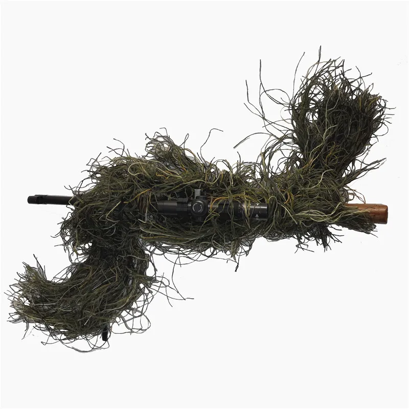 Тактическая Боевая Охотничья винтовка CS веревка костюмы Ghillie рандомная кобура