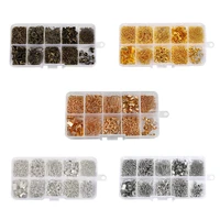 1set mixed 10styles jewelry findings kits jewelry making sets necklace chain earring hook for jewelry making diy supplies kit