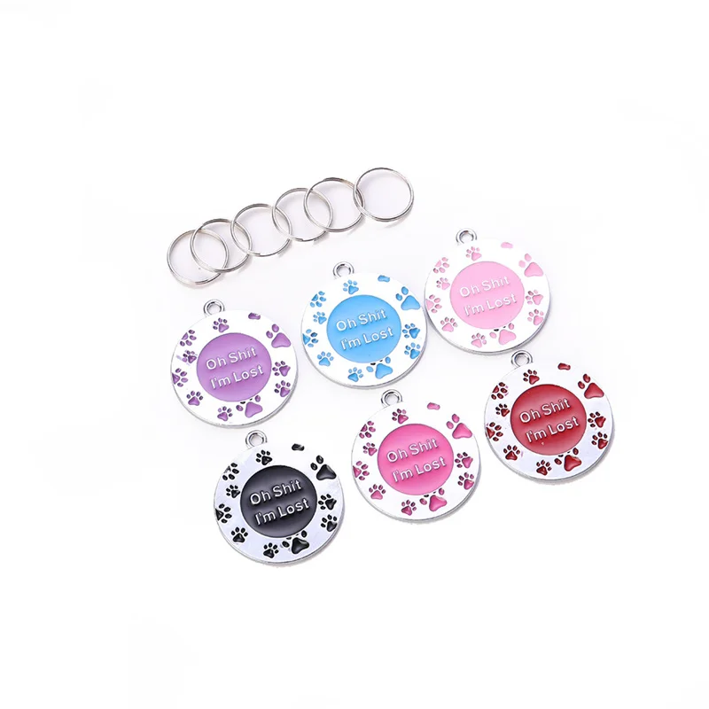 Идентификационная бирка для собак с бесплатной гравировкой именная домашних