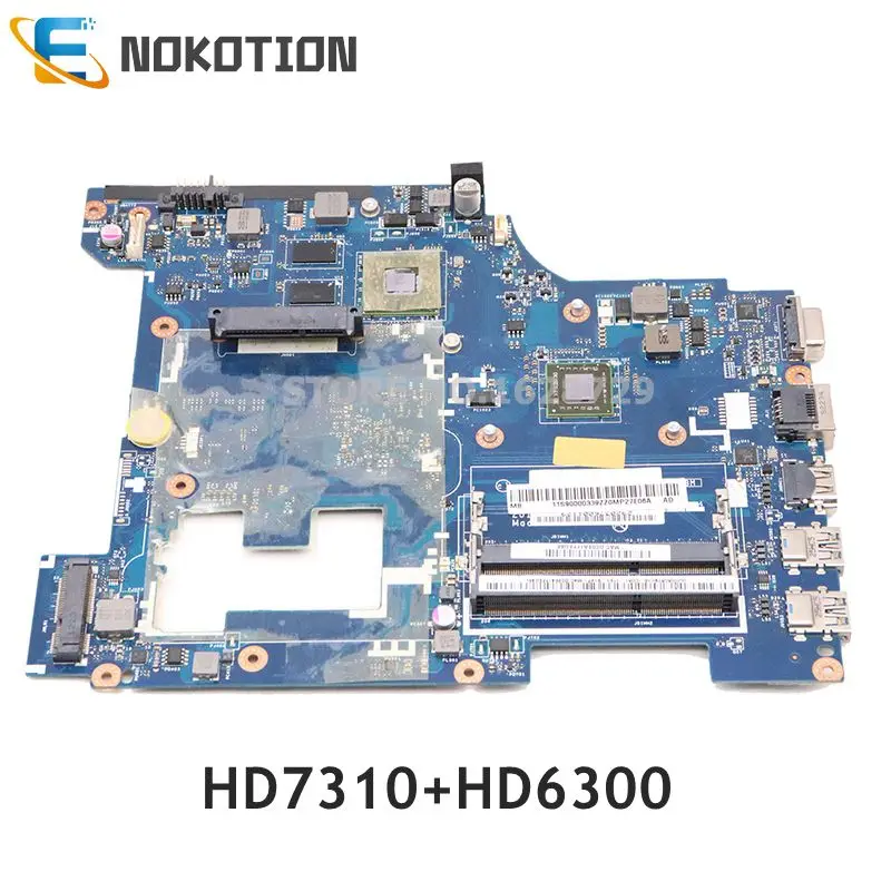 

Материнская плата NOKOTION QAWGE LA-8681P для Lenovo Ideapad G585, 15,6 дюйма, материнская плата для ноутбука HD7310 + HD6300 DDR3, полный тест