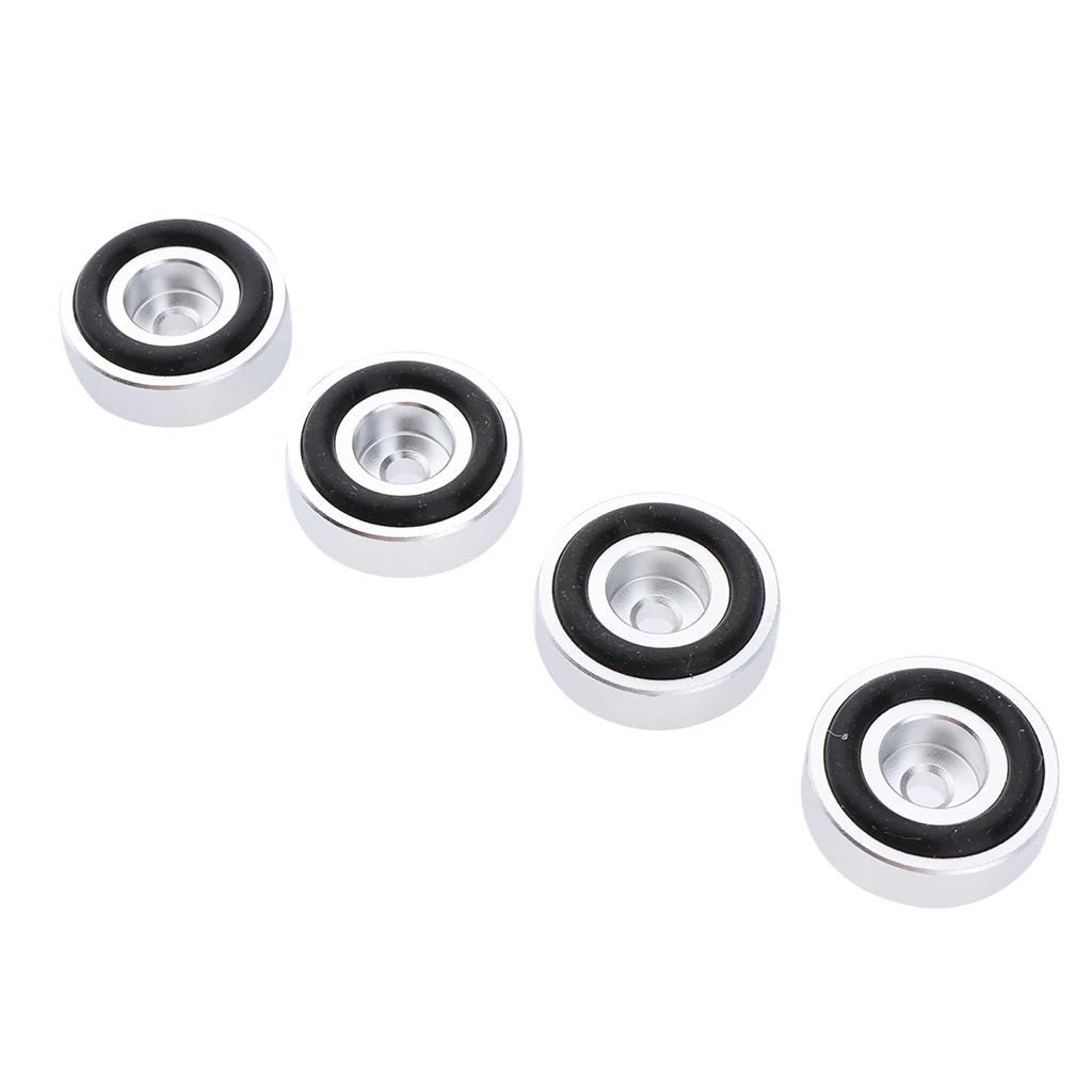 Алюминиевый динамик с шипами ударопрочная Опора изоляцией 50x15 мм 4 упаковки