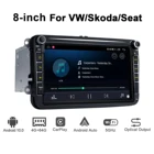 OYING 2 din головное устройство GPS навигация 4 Гб ОЗУ и 64 Гб ПЗУ видео плеер для VWSKODASEATVolkswagenFabia мультимедийный плеер RDS BT