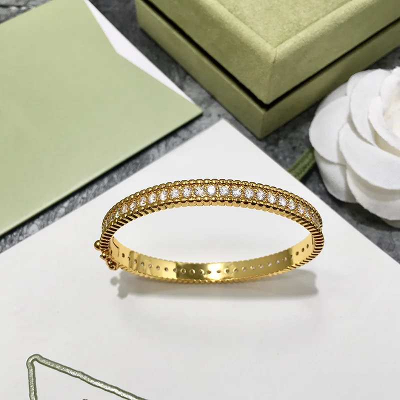 

Fashion Micro Inlay Glitter Single Row Stone CZ Bead Bracelet