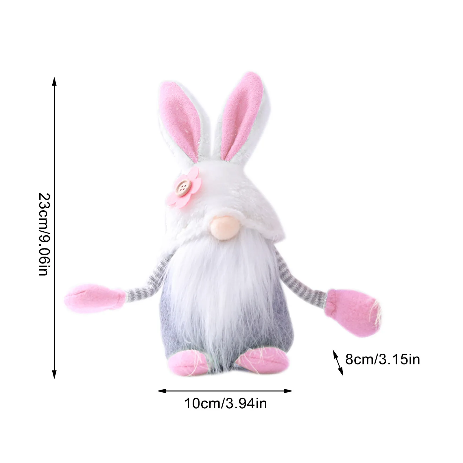 

Romantic Storage Dreamy Girlish Easter Faceless Doll Rabbit Happy Easter Decorations Party Supplies Kids Gifts DIY Decor