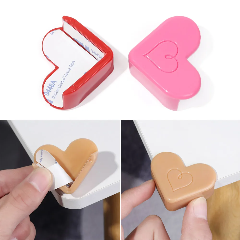 4 шт в форме сердца стол угловая Защита Детские защитные устройства для мебели