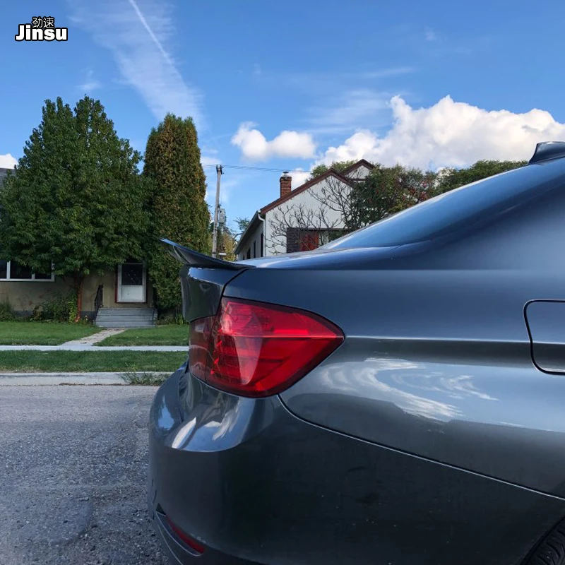 Для BMW 3 серии F30 320i 330i 335i 2013-2018 настоящий спойлер из углеродного волокна в стиле PSM