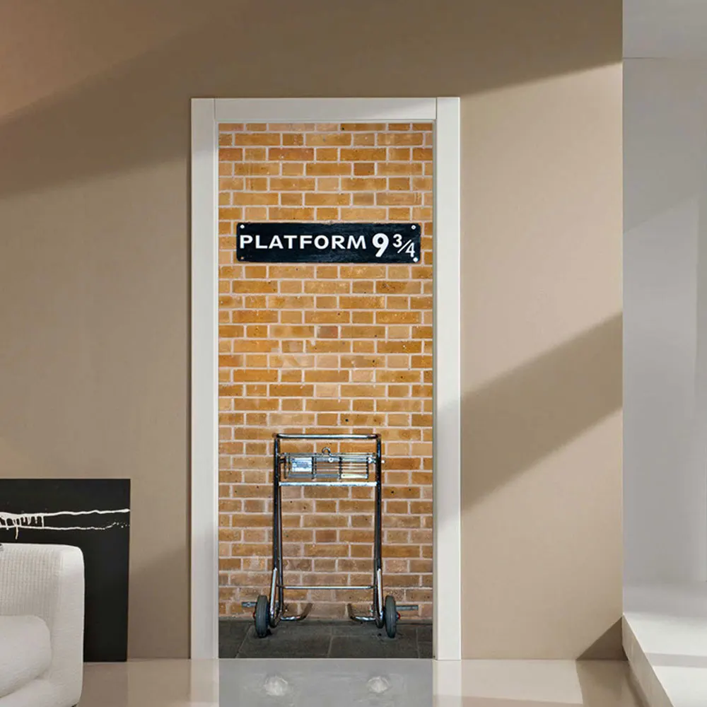 2 шт./компл. художественный декор для дверей на платформе дома Креативные 3D