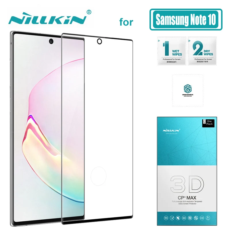 Стекло Nillkin CP + Max для Samsung Galaxy Note 10 с полным покрытием 3D протектор экрана из