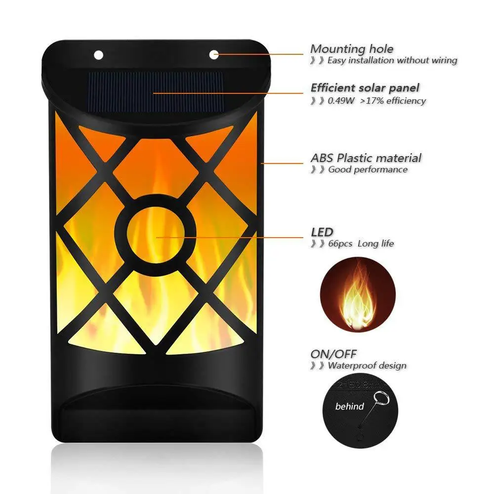 

Outdoor LED Solar Lamp PIR Motion Sensor Wall Light IP65 Waterproof Design Sunlight For Garden Decoration Wall Lamps