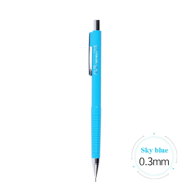 0.3mm Sky blue SAKURA XS-125 механический автоматический карандаш Карандаш для занятий 0,3/0,5/0,7/0,9 мм для рисования и письма офисные школьные принадлежности - Цвет: 0.3mm Sky blue