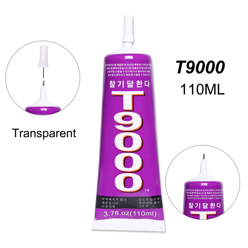 

110ML Super T9000 Liquid Glue Touch Screen Fabric Cloth Glass Scrapbooking Tool Accessory Phone Frame Cover Display Repair LCD