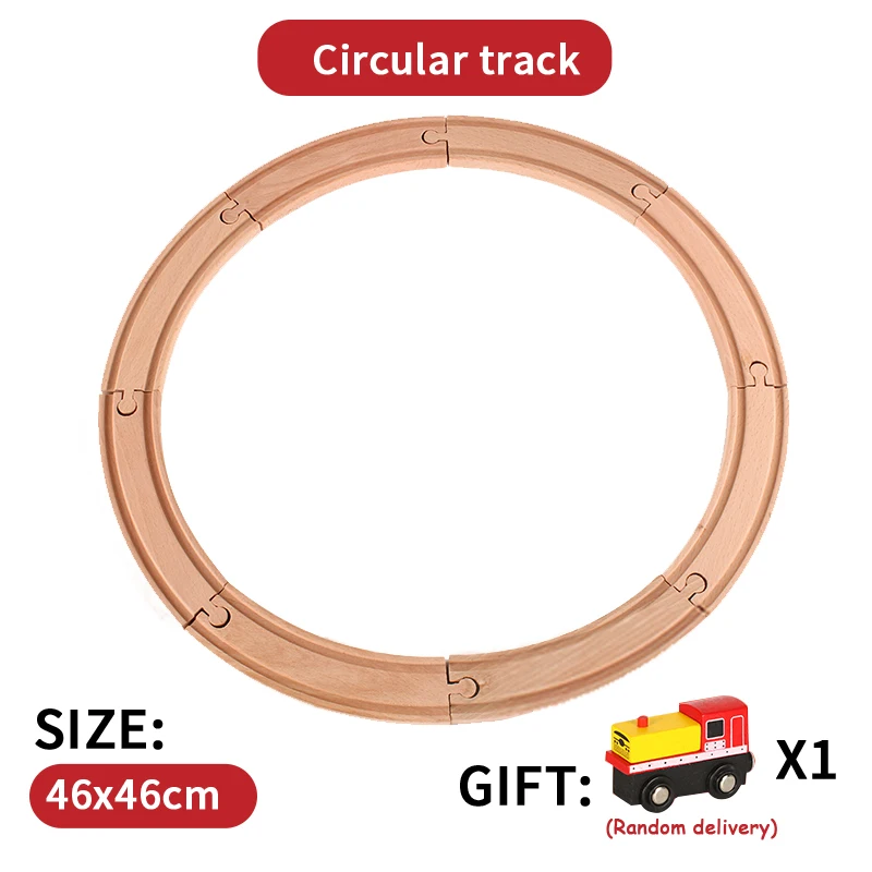 

Wooden Tracks Train Set Toys Magical Brio Wood Railway Rail Accessories Puzzles Wooden Toy Educational Toys For Kids Gifts